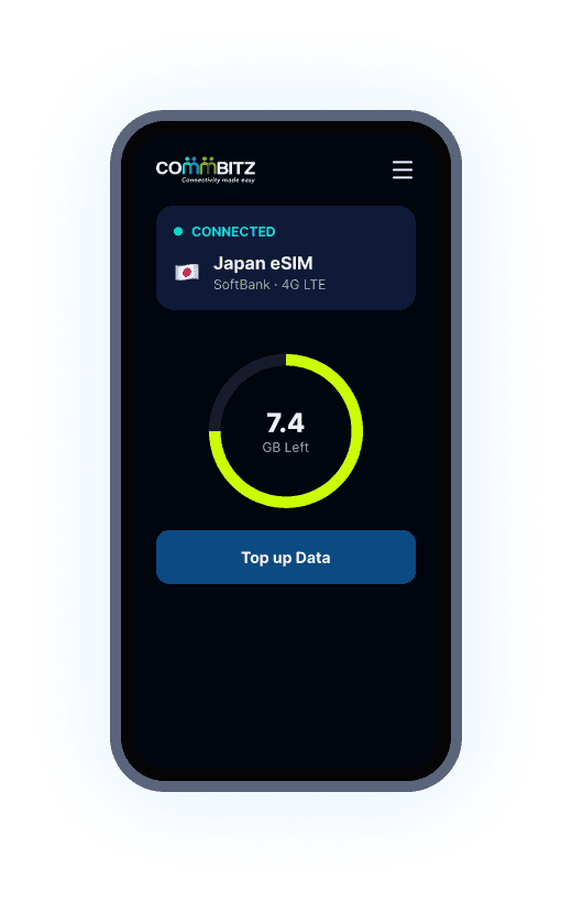 CommBitz Mobile App Phone Mockup